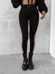 Spodnie damskie OLAVOGA STRECH 2025 czarne - maWer Fashion