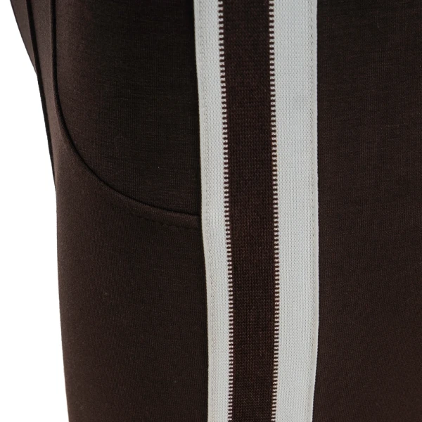 Spodnie damskie OLAVOGA STRECH 2025 brąz - maWer Fashion