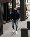 Bluza męska OLAVOGA UNIT 2025  granat - maWer Fashion
