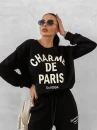 Bluza damska OLAVOGA CHARME 2025 czarna - maWer Fashion