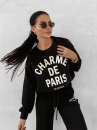 Bluza damska OLAVOGA CHARME 2025 czarna - maWer Fashion