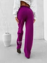 Spodnie damskie OLAVOGA UNIQUE 2025 fioletowe - maWer Fashion
