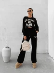 Spodnie damskie OLAVOGA UNIQUE 2025 czarne - maWer Fashion