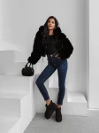 Spodnie damskie jeansy OLAVOGA RAIO 2025 ciemny niebieski - maWer Fashion