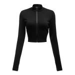Komplet damski OLAVOGA WINDSCRIPT 2025 czarny - maWer Fashion