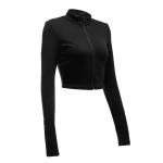 Komplet damski OLAVOGA WINDSCRIPT 2025 czarny - maWer Fashion