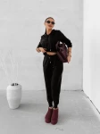 Komplet damski OLAVOGA BOSSIE 2025 czarny - maWer Fashion