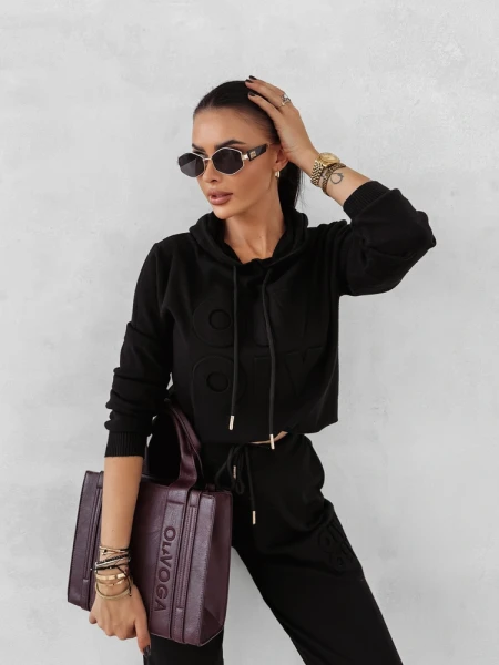 Komplet damski OLAVOGA BOSSIE 2025 czarny - maWer Fashion