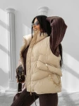 Kamizelka damska OLAVOGA RAIN 2025 beż - maWer Fashion