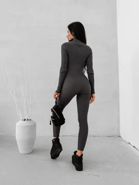 Kombinezon damski OLAVOGA NEXTION 2025 szary  - maWer Fashion