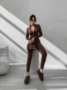 Kombinezon damski OLAVOGA NEXTION 2025 brązowy- maWer Fashion