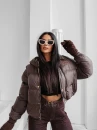 Kurtka damska OLAVOGA VIROON 2025 brąz - mawershop