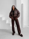 Kurtka damska OLAVOGA VIROON 2025 brąz - mawershop