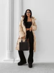 Kurtka damska OLAVOGA SIING 2025 beż - maWer Fashion