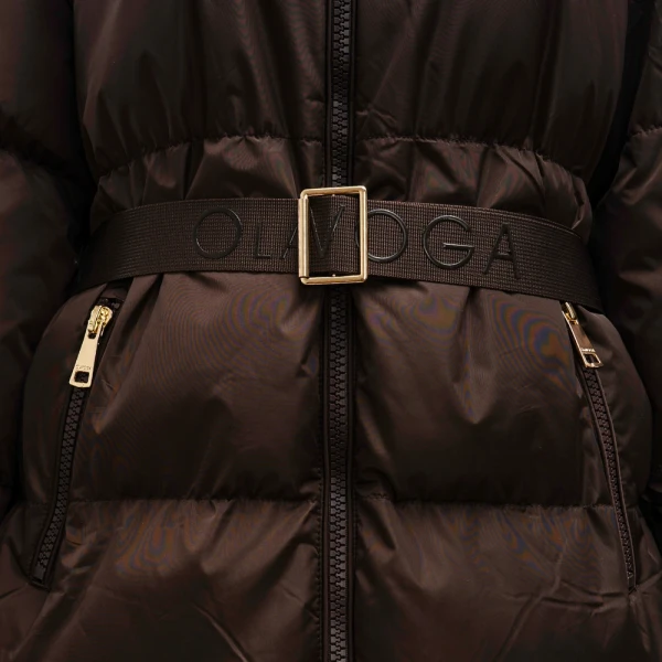 Kurtka damska OLAVOGA SIING 2025 brąz - maWer Fashion