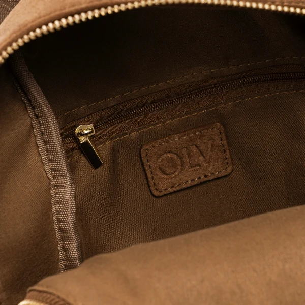 Plecak damski OLAVOGA RIDER 2025 camel - maWer Fashion