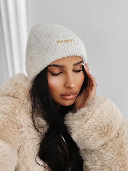 Czapka damska OLAVOGA MORI 2025 szara - maWer Fashion