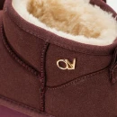 Buty damskie śniegowce OLAVOGA MISTY 2025 bordo - mawershop