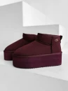 Buty damskie śniegowce OLAVOGA MISTY 2025 bordo - mawershop