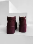 Buty damskie śniegowce OLAVOGA MISTY 2025 bordo - mawershop