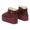 Buty damskie śniegowce OLAVOGA MISTY 2025 bordo - mawershop