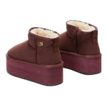 Buty damskie śniegowce OLAVOGA MISTY 2025 bordo - mawershop