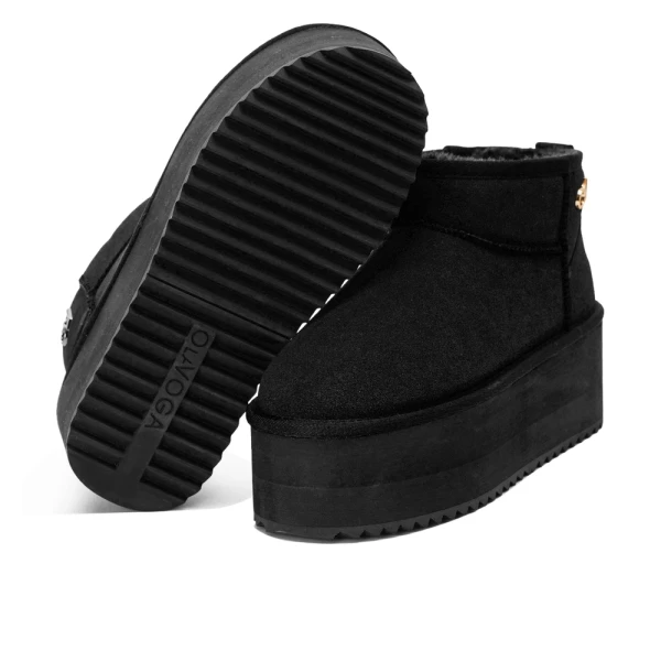 Buty damskie śniegowce OLAVOGA MISTY 2025 czarne - mawershop