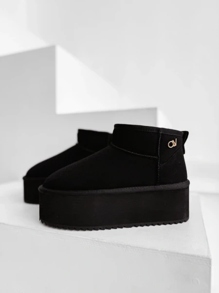 Buty damskie śniegowce OLAVOGA MISTY 2025 czarne - mawershop