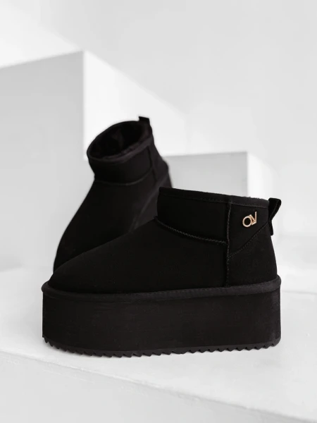 Buty damskie śniegowce OLAVOGA MISTY 2025 czarne - mawershop