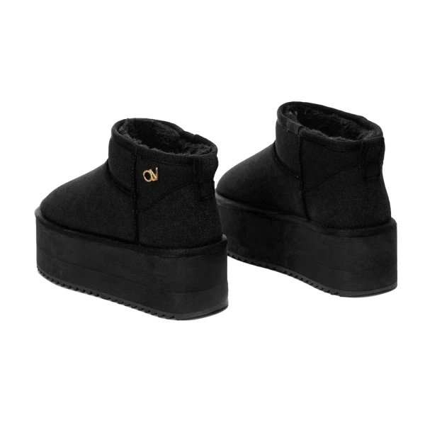 Buty damskie śniegowce OLAVOGA MISTY 2025 czarne - mawershop