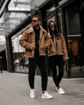 Kurtka męska OLAVOGA LENNOX MEN 2025 beż - MaWer Fashion