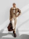 Kurtka damska OLAVOGA LENNOX 2025 beż - maWer Fashion