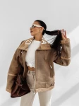 Kurtka damska OLAVOGA LENNOX 2025 beż - maWer Fashion