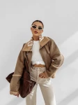 Kurtka damska OLAVOGA LENNOX 2025 beż - maWer Fashion