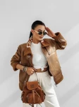 Kurtka damska OLAVOGA LENNOX 2025 camel - maWer Fashion