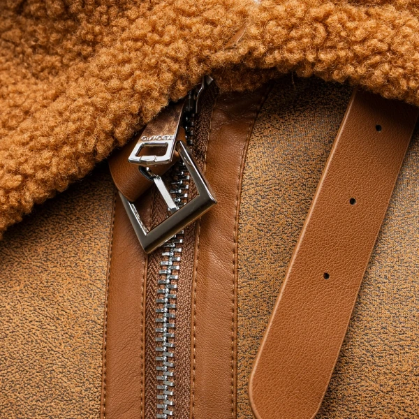 Kurtka damska OLAVOGA LENNOX 2025 camel - maWer Fashion