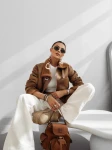 Kurtka damska OLAVOGA LENNOX 2025 camel - maWer Fashion