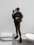 Kurtka damska OLAVOGA LENNOX 2025 czarna - maWer Fashion
