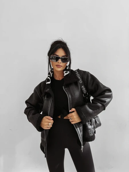 Kurtka damska OLAVOGA LENNOX 2025 czarna - maWer Fashion