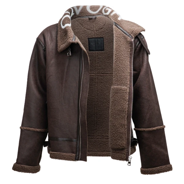 Kurtka damska OLAVOGA LENNOX 2025 brąz - maWer Fashion