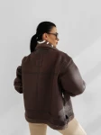 Kurtka damska OLAVOGA LENNOX 2025 brąz - maWer Fashion
