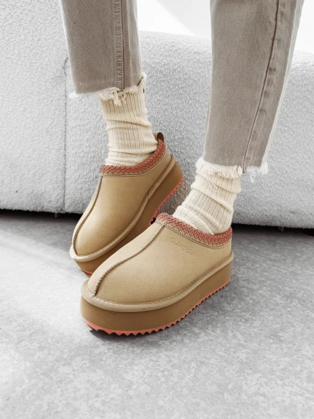 Buty damskie OLAVOGA CUSIE 2025 beż - mawershop