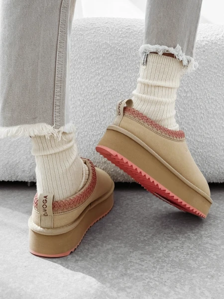 Buty damskie OLAVOGA CUSIE 2025 beż - mawershop