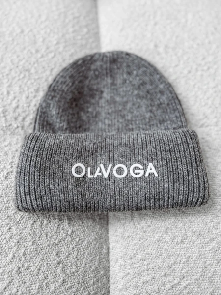 Czapka damska OLAVOGA MEDINA 2025 ciemny szary - mawershop