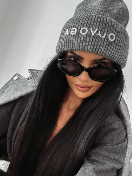 Czapka damska OLAVOGA MEDINA 2025 ciemny szary - mawershop