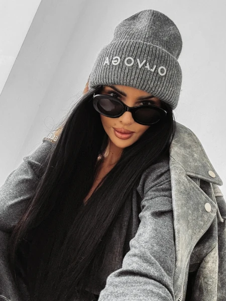 Czapka damska OLAVOGA MEDINA 2025 ciemny szary - mawershop