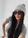 Czapka damska OLAVOGA MEDINA 2025 jasny szary - mawershop