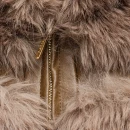 Futrzana kurtka damska OLAVOGA LANIKA 2025 beż - mawershop