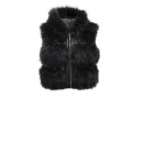 Futrzana kurtka damska OLAVOGA LANIKA 2025 czarna - mawershop