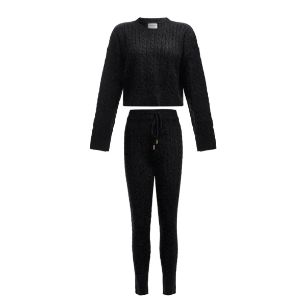 Komplet damski OLAVOGA OLIA 2025 czarny - mawershop